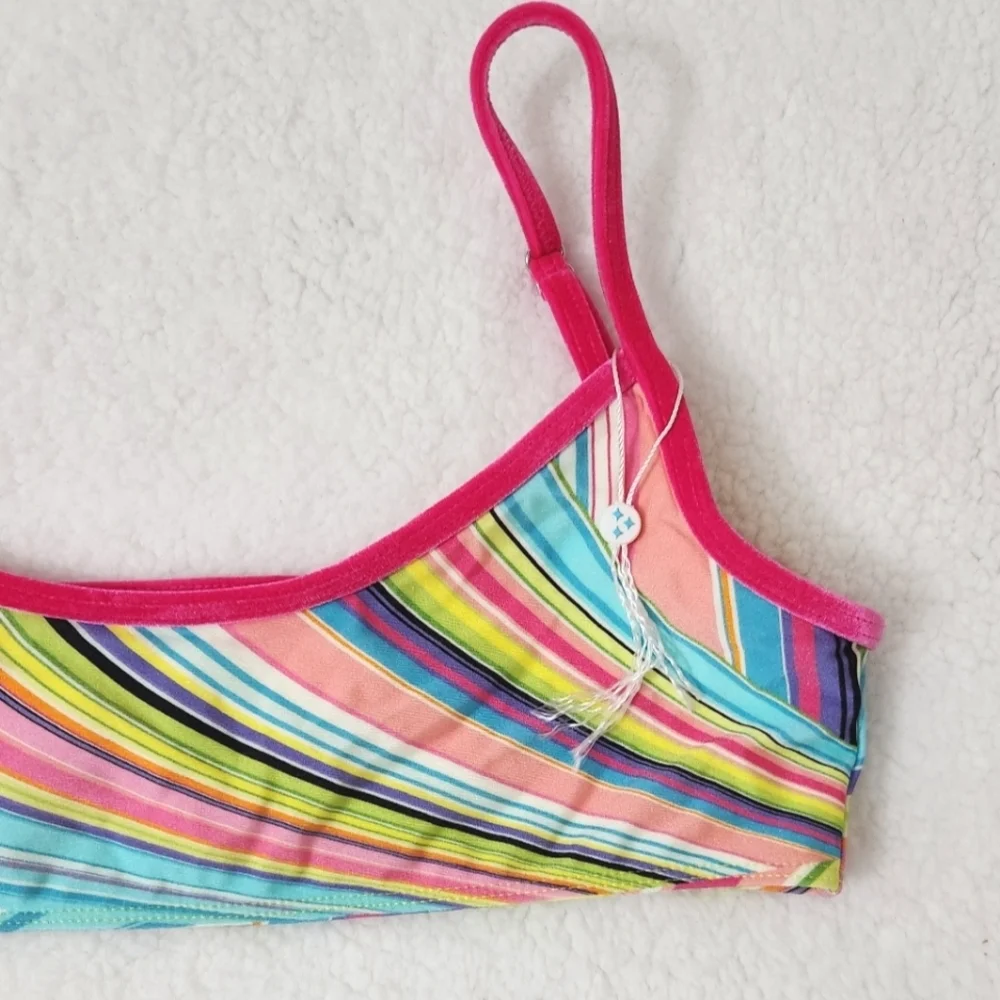 New!Frankie's Bikinis‎ Dallas Shine Bralette Bikini Top